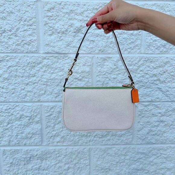 Coach CA438 Nolita 19 With Rainbow Coach In Chalk Multi - Picture 3 of 5